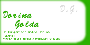 dorina golda business card